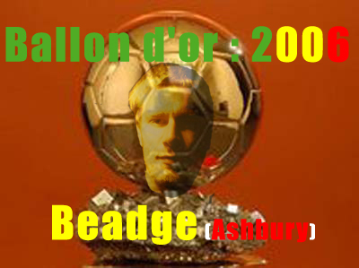 d�signation du joueur de l'ann�e